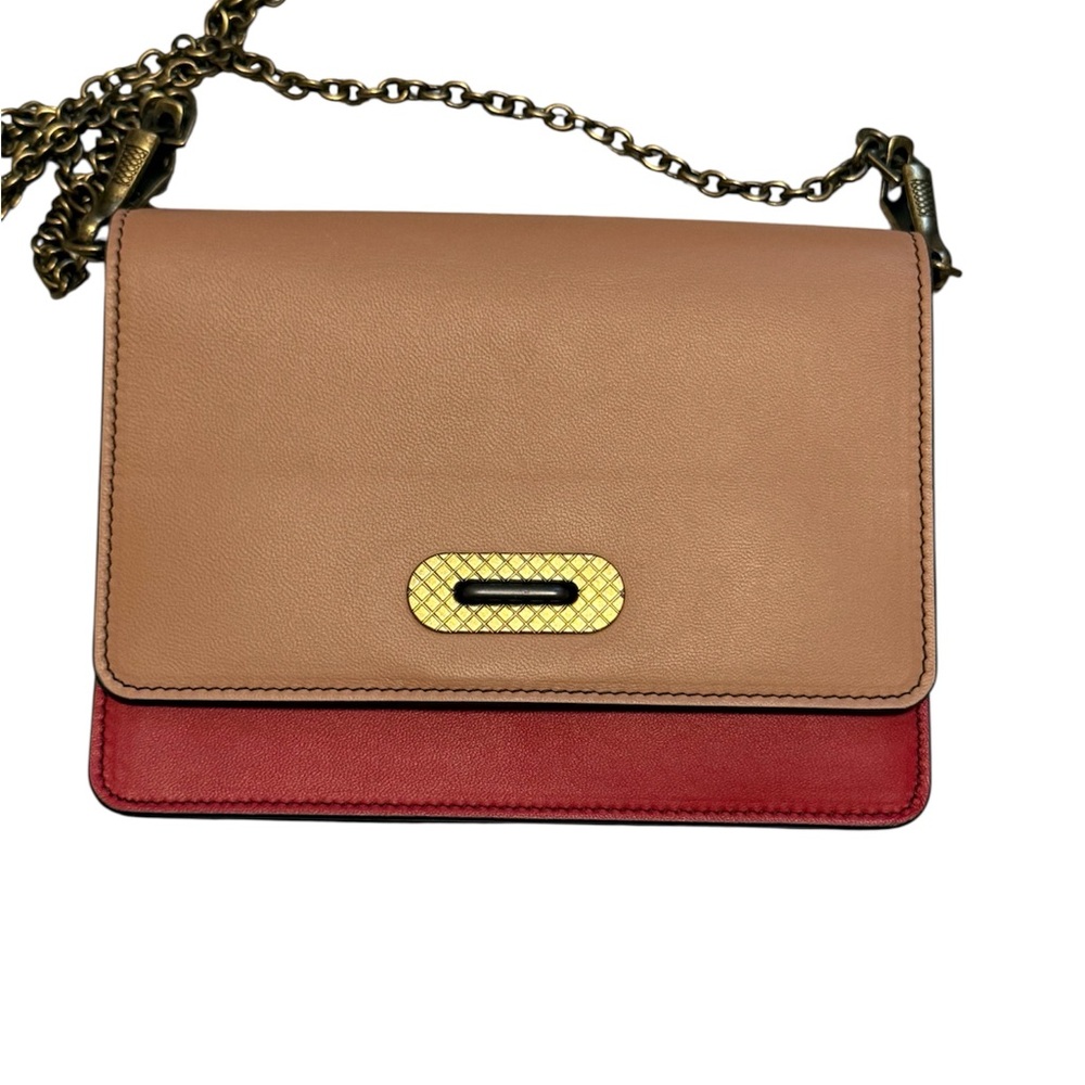 Bottega Veneta Colorblock Chain Wallet